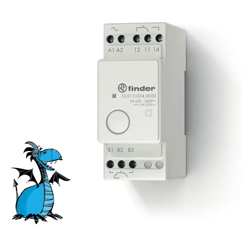 Bezpečná Platba FINDER Impulsní spínač 13.01.0.024.0000, 1Z/16A, 24V AC/DC