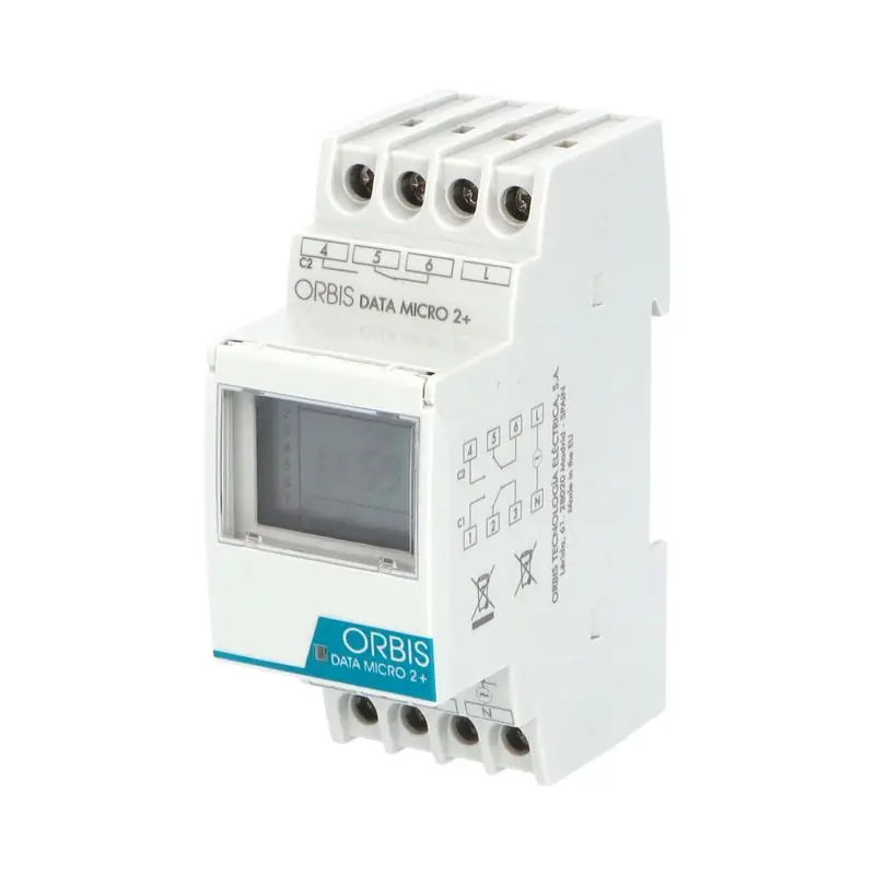 SK0007722-CZ20260306-083626-0-1772757393-pim-603954_1 Must-Have ORBIS Hodiny spínací DATA MICRO 2+ Digitální týdenní 16A 230V IP20