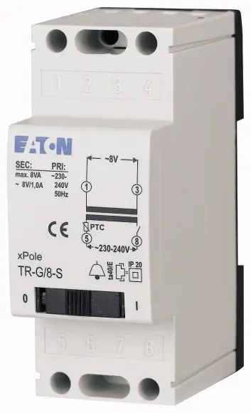 TR-G/8-S Zvonkový transformátor, Zap/Vyp Výprodej