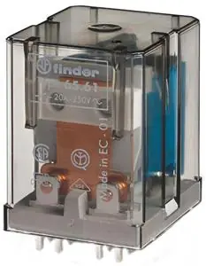 Ověřený FINDER Relé 65.61.9.024.0300, 1Z/30A, 24V DC