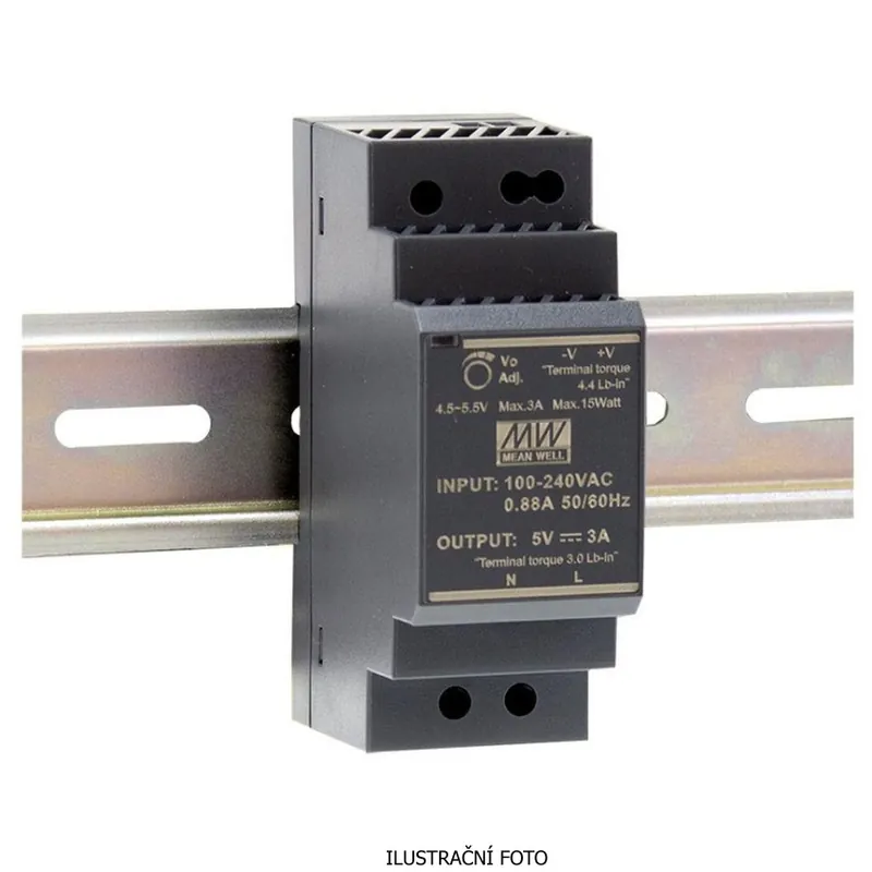 Dokud Zásoby Vydrží Spínaný napájecí zdroj MEAN WELL HDR-30-12 24W 12VDC 93036