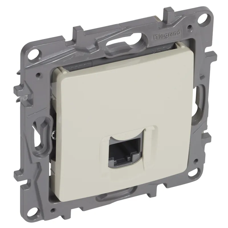 LEGRAND NILOÉ ZÁSUVKA RJ45 KAT.6 UTP BÉŽOVÁ 764673 Ověřený