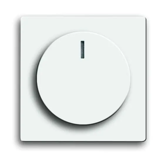 ABB FUTURE Ovladač 2CKA006599A2953 stmívače s otočným ovládáním, s upevňovací maticí, studio bílá, 6540-84-102 Prémiový