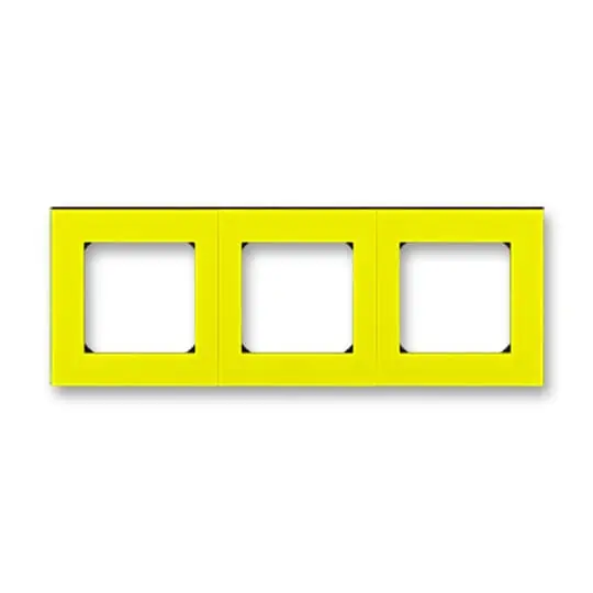 SK0025448-CZ20260306-083626-0-1772757394-pim-992955_1 Ověřený ABB LEVIT Rámeček 3901H-A05030 64 trojnásobný, pro vodorovnou i svislou montáž, žlutá/kouřová černá