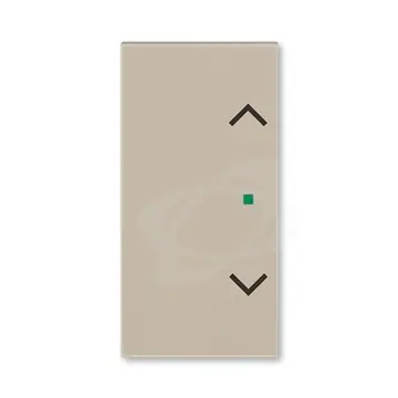 SK0136434-CZ20260306-083713-0-1772757440-6220H-A02002_18 Vrácení Zdarma Levit ABB-free@home kryt 2-násobný levý/pravý, symbol žaluzie macchiat